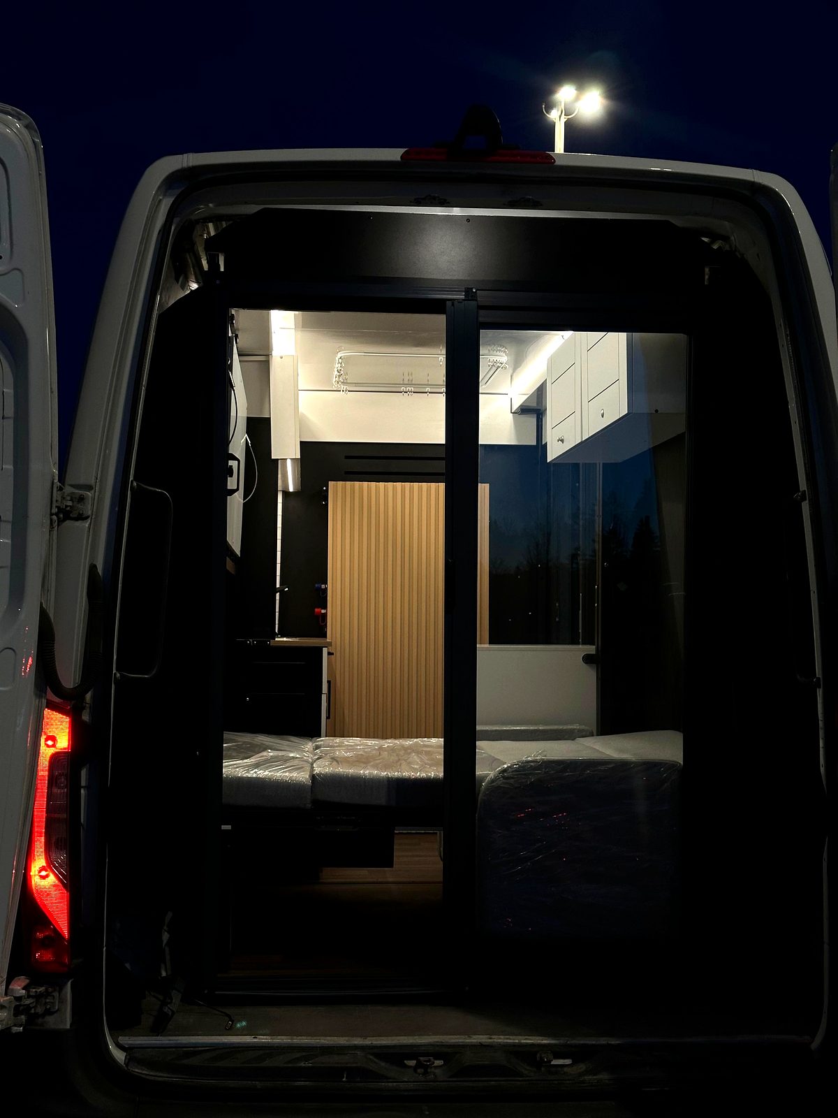 Module Vanovia installé dans un van